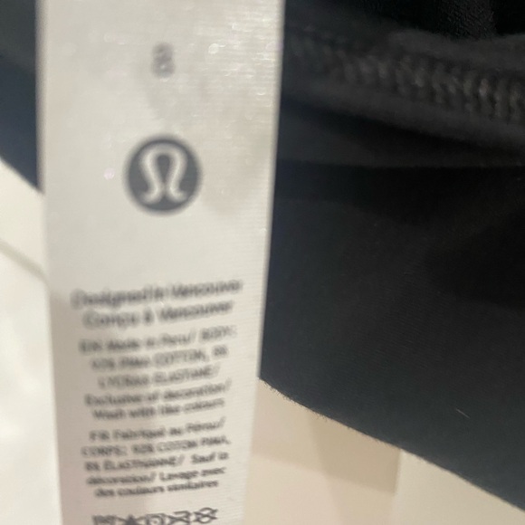 Black Tie-Front Tank Top lululemon size 8 - Picture 8 of 8